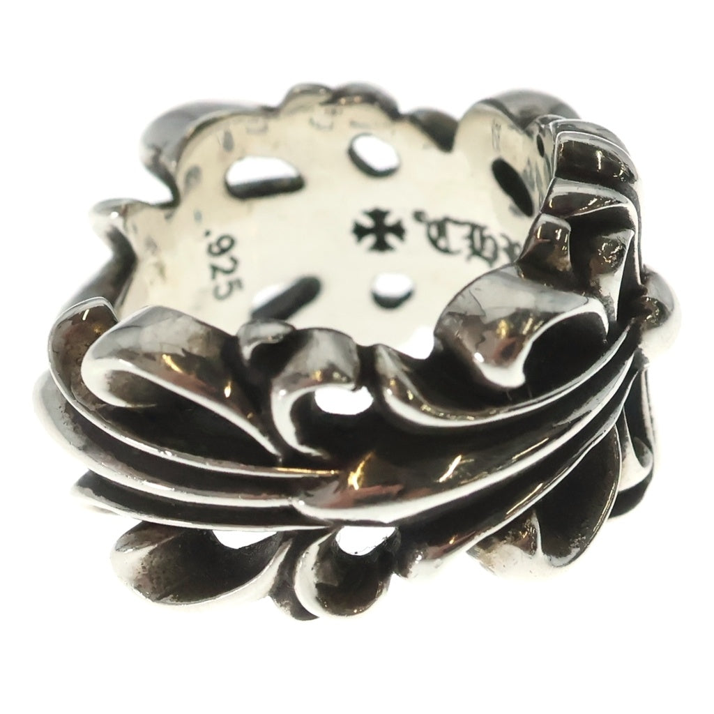 CHROME HEARTS(クロムハーツ) DBL FLRL CRS ダブルフローラルクロス リング シルバー BCA390
