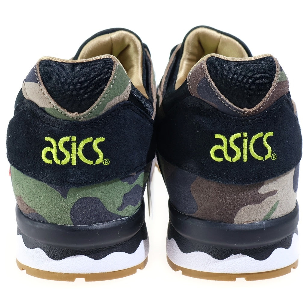ASICS(アシックス) ×ATMOS GEL-LYTE V WOODLAND CAMO ゲルライト5 スエード メッシュ切り替え ローカットスニーカー カーキ/ブラック TQK536