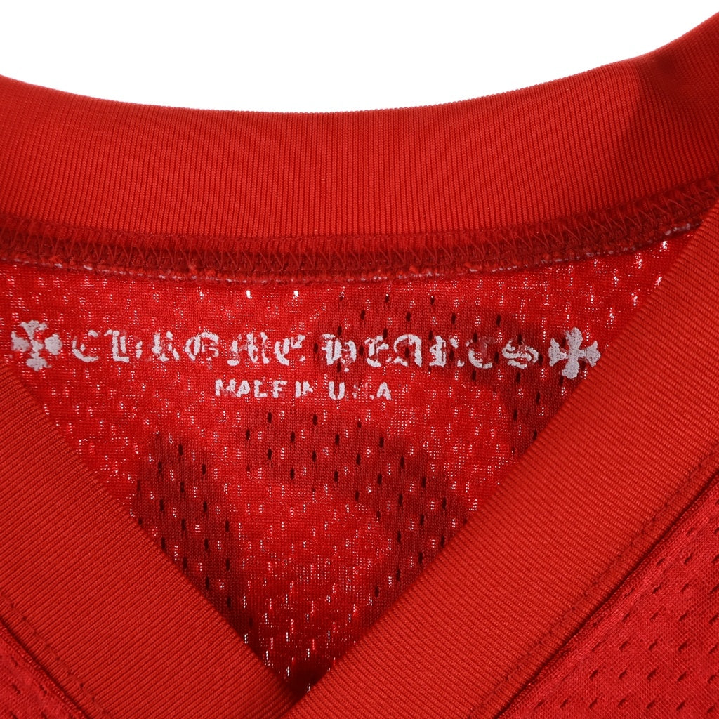 CHROME HEARTS(クロムハーツ) PPO FORM TEAM MESH WARM UP JERSEY TEE MATTY BOY プリントメッシュTシャツ レッド