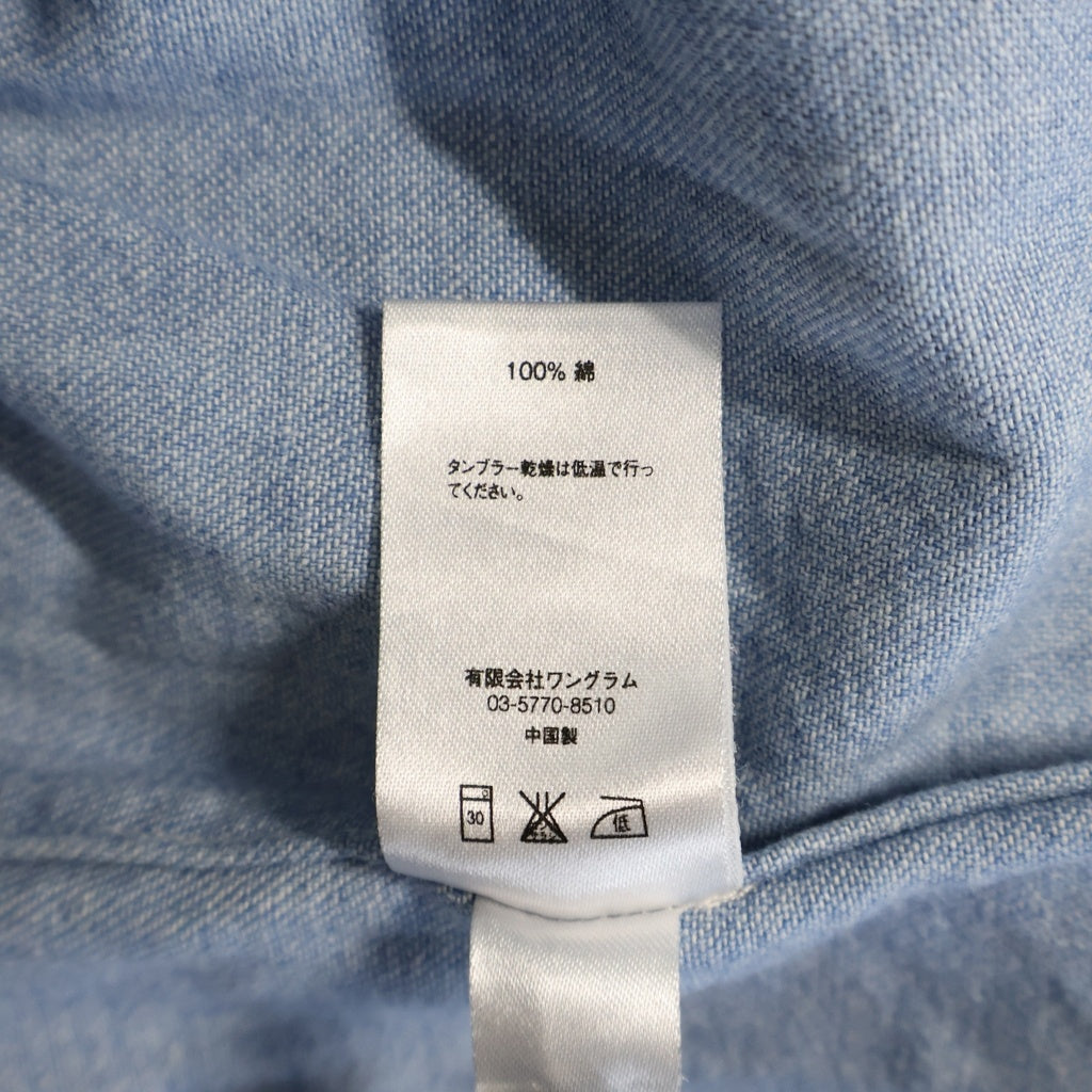 SUPREME(シュプリーム) 16AW Spider Web Shirt スパイダーウェブ 長袖 シャツ インディゴ