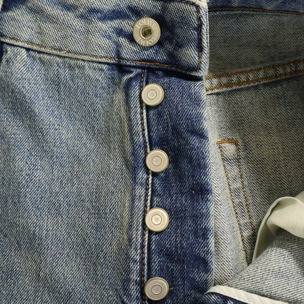 LOEWE(ロエベ) Button fly Wide Denim Pants ボタンフライ ワイド デニムパンツ S540Y11X73