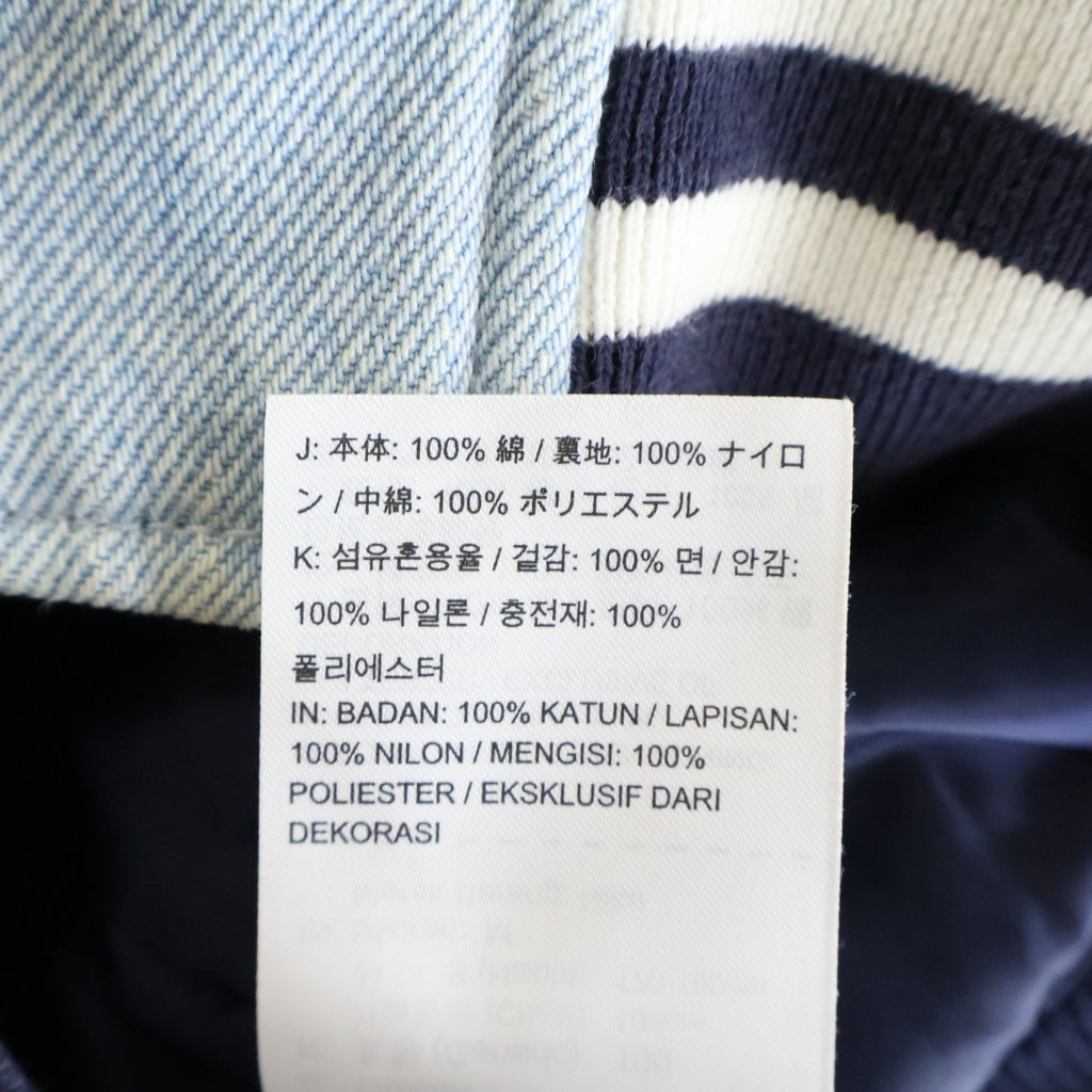 SUPREME(シュプリーム) 18SS ×NIKE NBA Denim Warm-Up Jacket ナイキ デニム ウォームアップ ジャケット スタジャン ブルゾン インディゴ AO3632-440