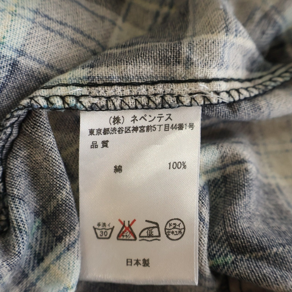 Rebuild by needles(リビルドバイニードルス) Flannel Shirt 再構築 長袖フランネルシャツ マルチ