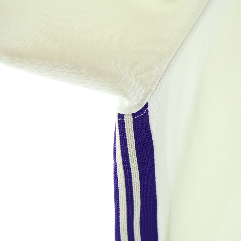 Needles(ニードルス) Track Crew Neck Shirt トラッククルーネック スウェット ホワイト/パープル MR285