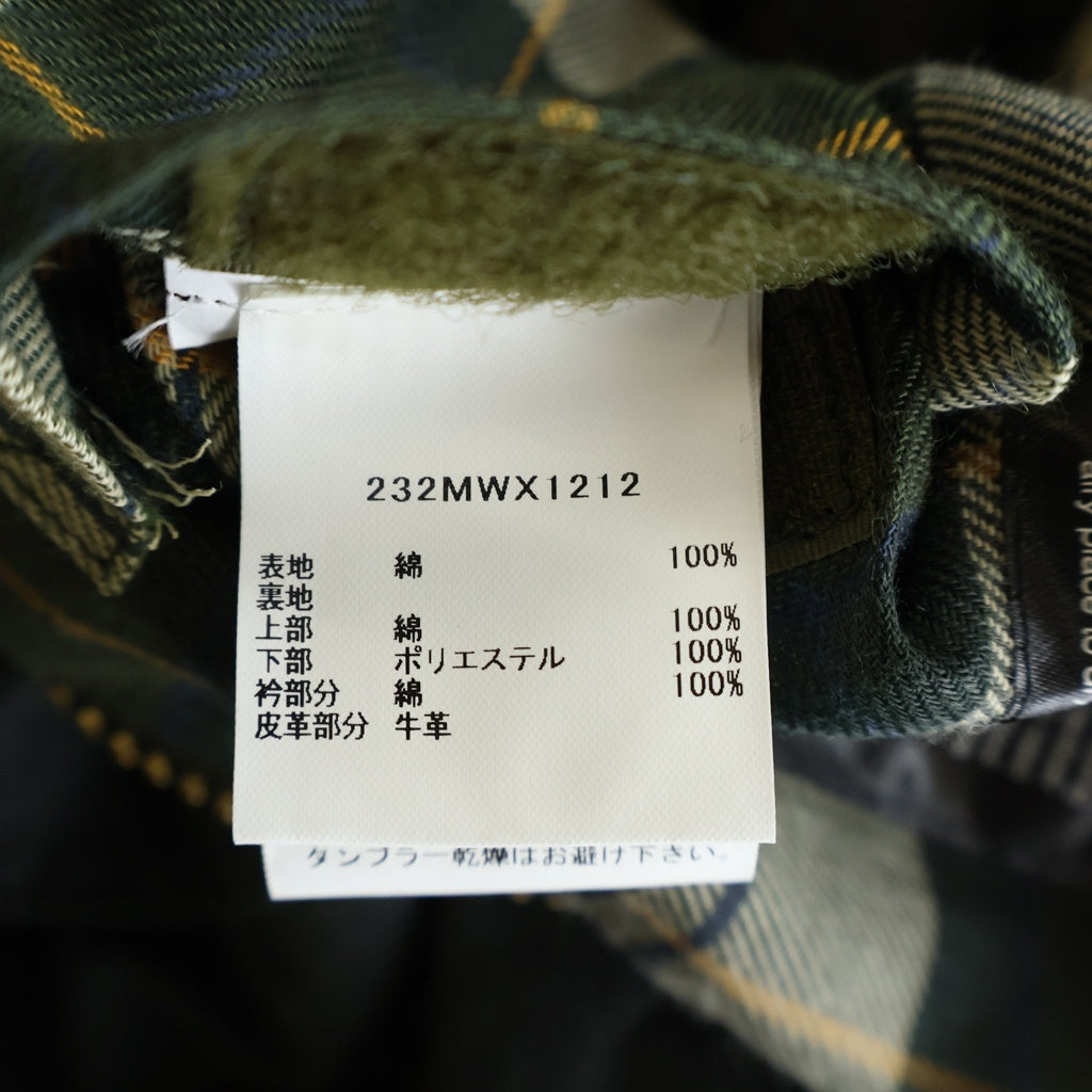 Barbour(バブアー) SPEY スペイ ワックス コットン ショート ブルゾン ジャケット カーキ 232MWX1212