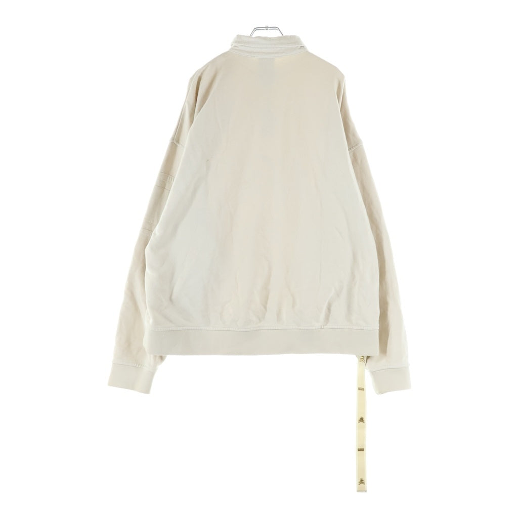 KITH(キス) ×MASTERMIND ロゴ ラインストーン ラガーシャツ 長袖 シャツ ベージュ