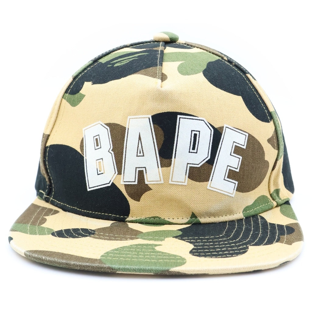 A BATHING APE(アベイシングエイプ) 1st Camo BAPE 6-PANEL CAP キャップ 帽子 カーキ