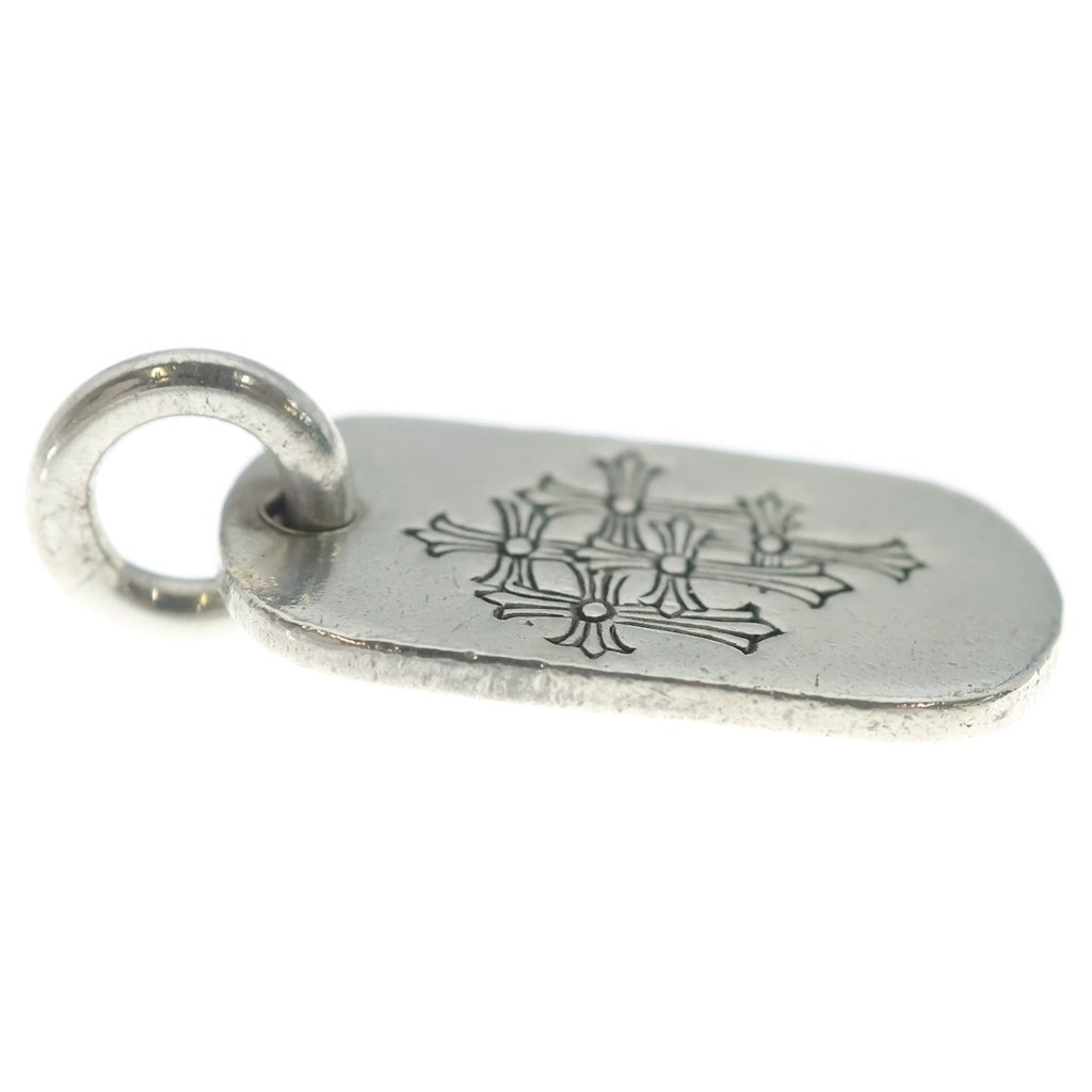 CHROME HEARTS(クロムハーツ) RAISED DOGTAG レイズドドッグタグ チャーム ネックレストップ シルバー