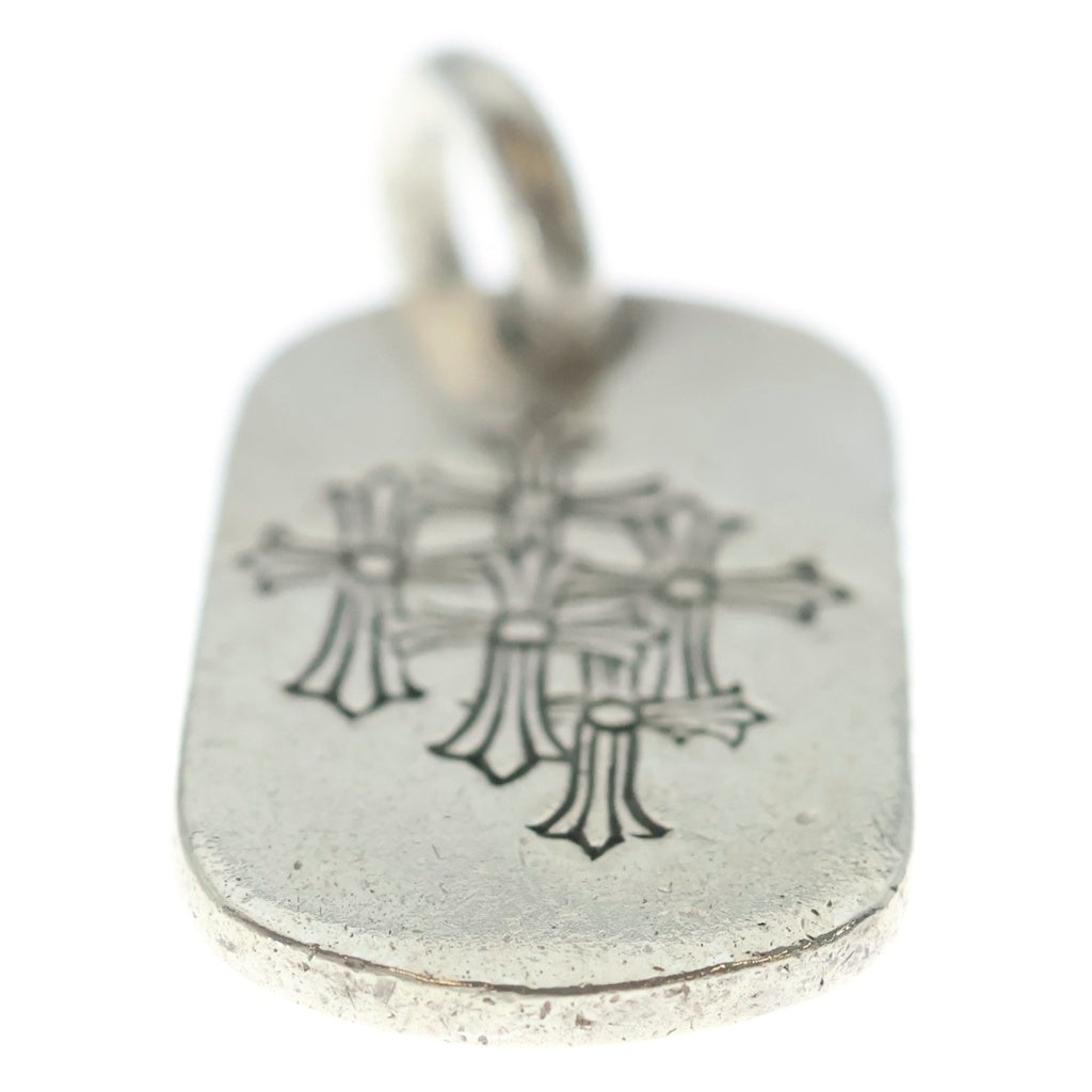 CHROME HEARTS(クロムハーツ) RAISED DOGTAG レイズドドッグタグ チャーム ネックレストップ シルバー