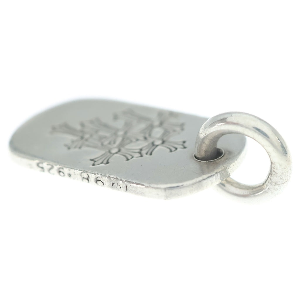 CHROME HEARTS(クロムハーツ) RAISED DOGTAG レイズドドッグタグ チャーム ネックレストップ シルバー