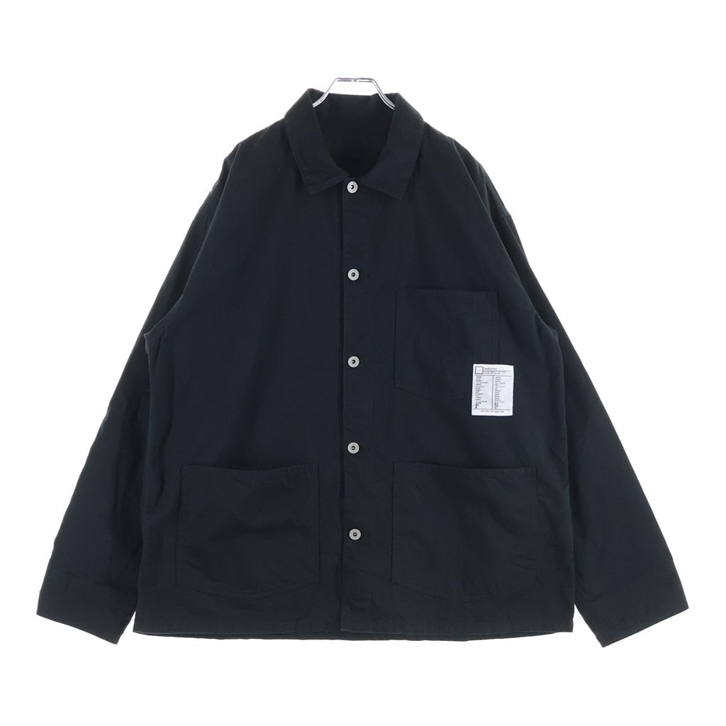 NEIGHBORHOOD(ネイバーフッド) 24SS SHORT COVERALL JACKET コットンチノ ショートカバーオール ブラック 241SPNH-JKM01