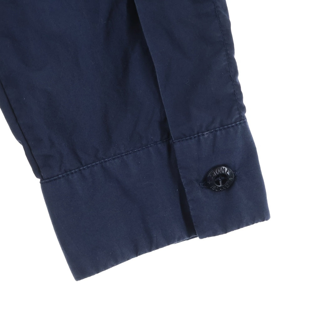 STONE ISLAND(ストーンアイランド) アームロゴロングスリーブシャツ ネイビー 741512510
