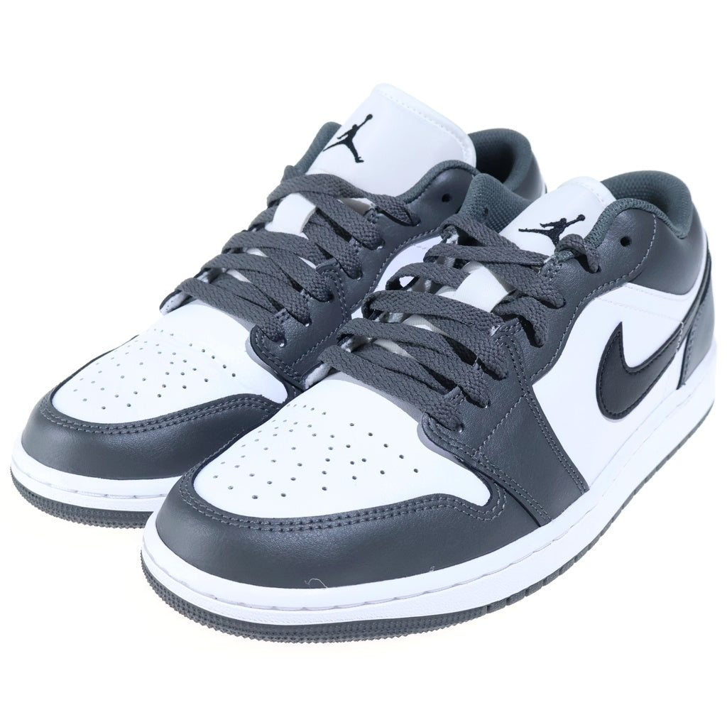NIKE(ナイキ) AIR JORDAN LOW エア ジョーダン 1 ロウ ローカットスニーカー グレー/ホワイト US9.5/27.5cm 553558-152
