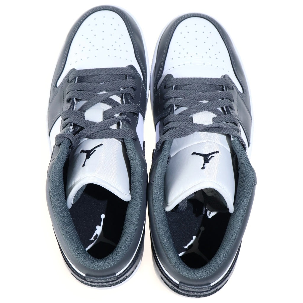NIKE(ナイキ) AIR JORDAN LOW エア ジョーダン 1 ロウ ローカットスニーカー グレー/ホワイト US9.5/27.5cm 553558-152