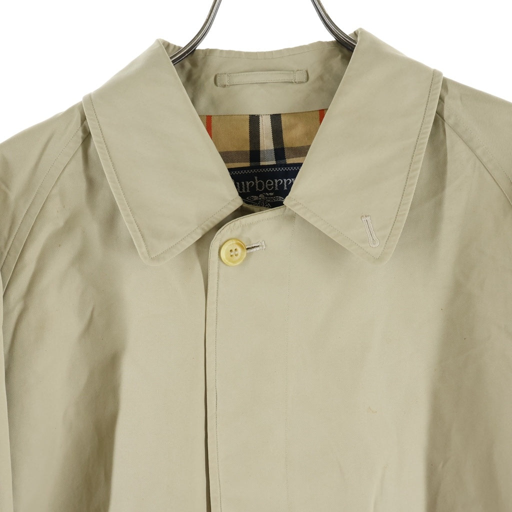 BURBERRY(バーバリー) ノバチェック裏地 ステンカラーコート アウター ベージュ WRO50-902-80