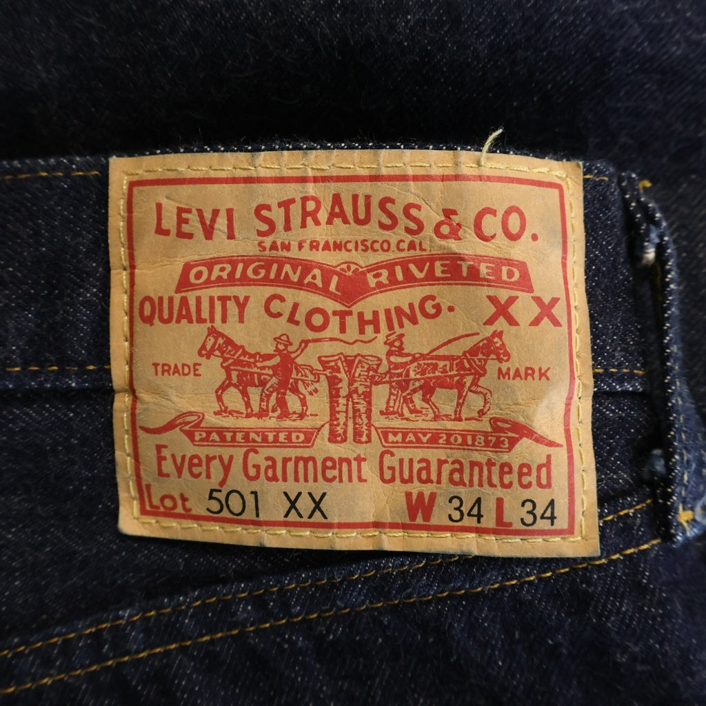 Levi's VINTAGE CLOTHING(リーバイス ビンテージ クロージング) 復刻 1955年モデル 501XX BIG E ボタンフライ デニム パンツ インディゴ 50155-0079