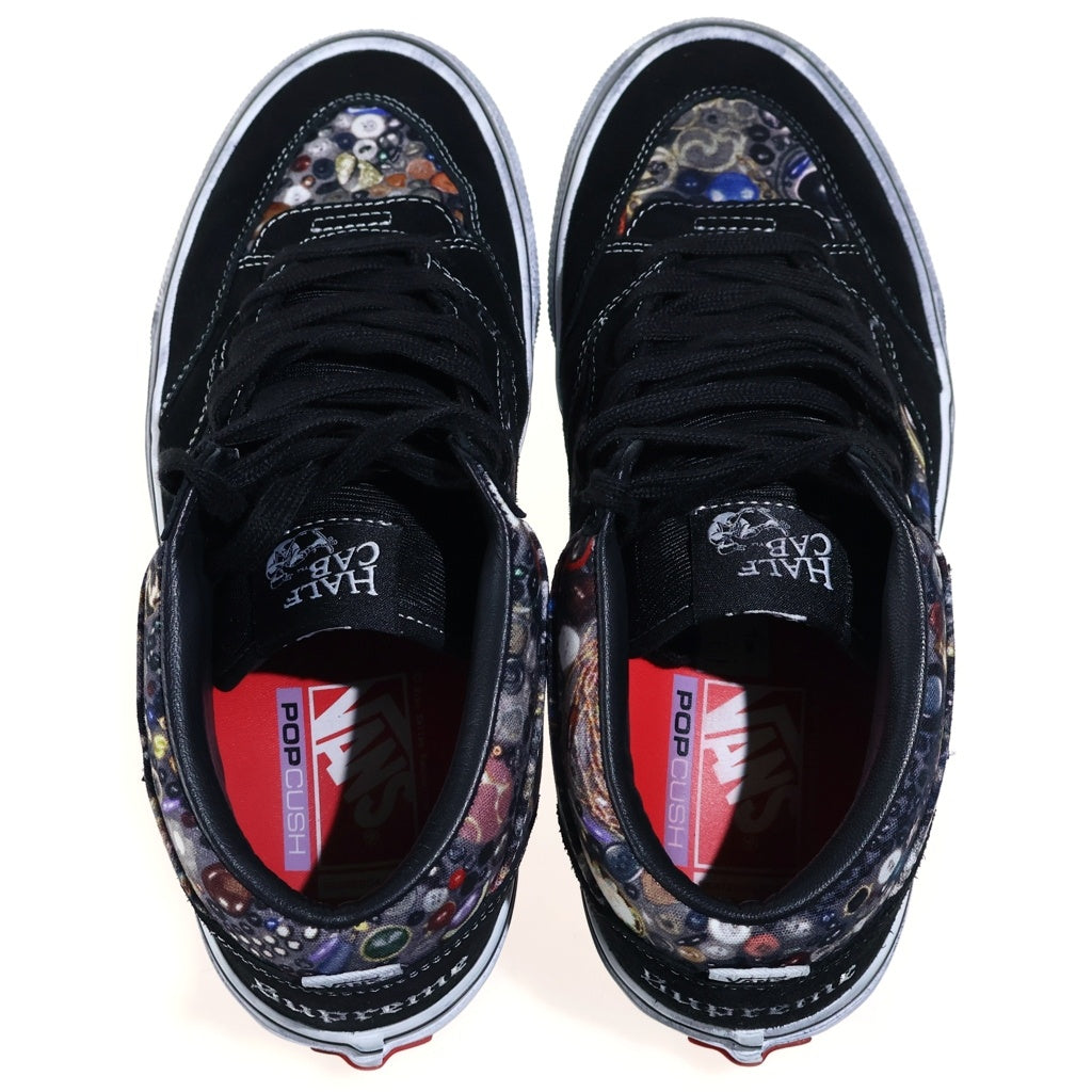 VANS(ヴァンズ) 26SS ×Supreme×Mike Kelley Half Cab ×シュプリーム×マイク・ケリー ハーフキャブ ミドルカットスニーカー ブラック VN00112HBLU