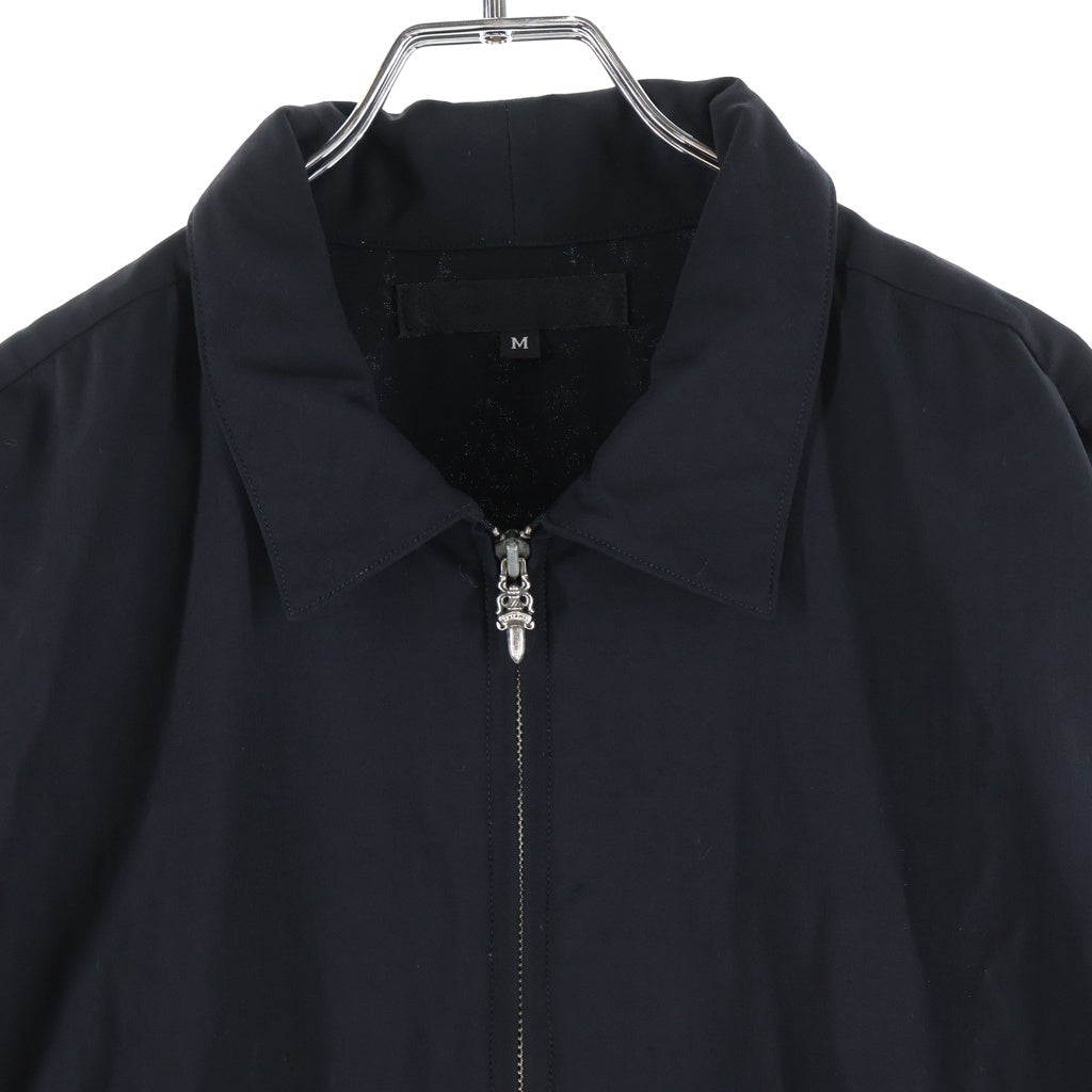 CHROME HEARTS(クロムハーツ) OLD ダガージップ スタンダードカラー ウール ジップアップ ジャケット ブラック