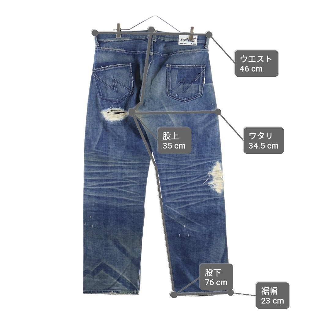 NEIGHBORHOOD(ネイバーフッド) 03AW MAX SAVAGE BASIC マックスサベージ デニムパンツ インディゴ DCNH-PT-13