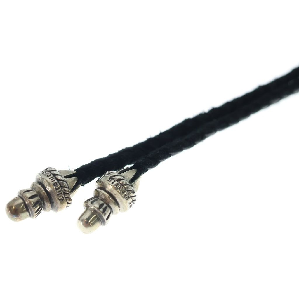 CHROME HEARTS(クロムハーツ) CH CRS SMLスモールCHクロス BC ボロチップブレイド ネックレス シルバー BCA220