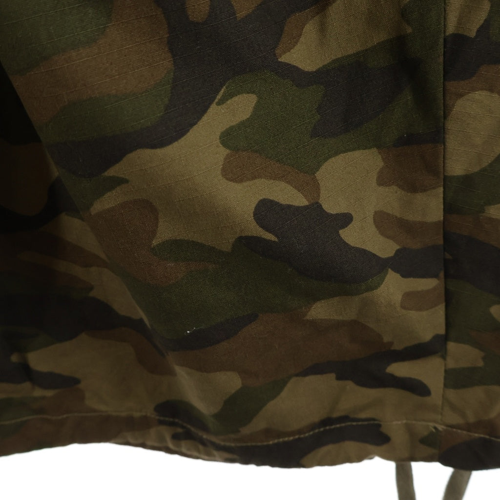 KHOKI(コッキ) GATHER CAMO PANTS ギャザーカモパンツ ワイド カモ柄 パンツ カーキ 25fw-p-10