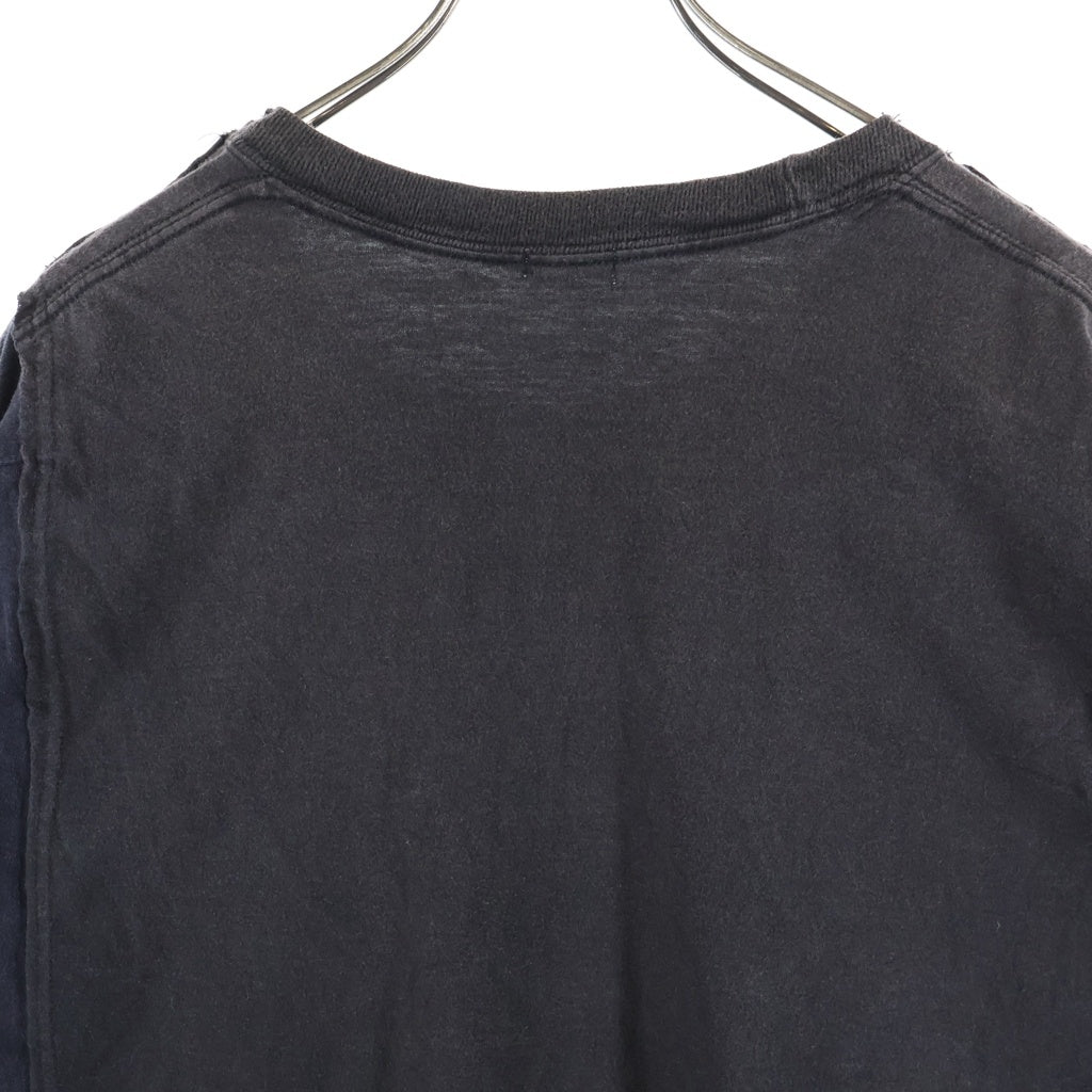 OLD PARK(オールドパーク) デヴィッド ボウイ 再構築 グラフィック プリント 半袖 Tシャツ カットソー ブラック
