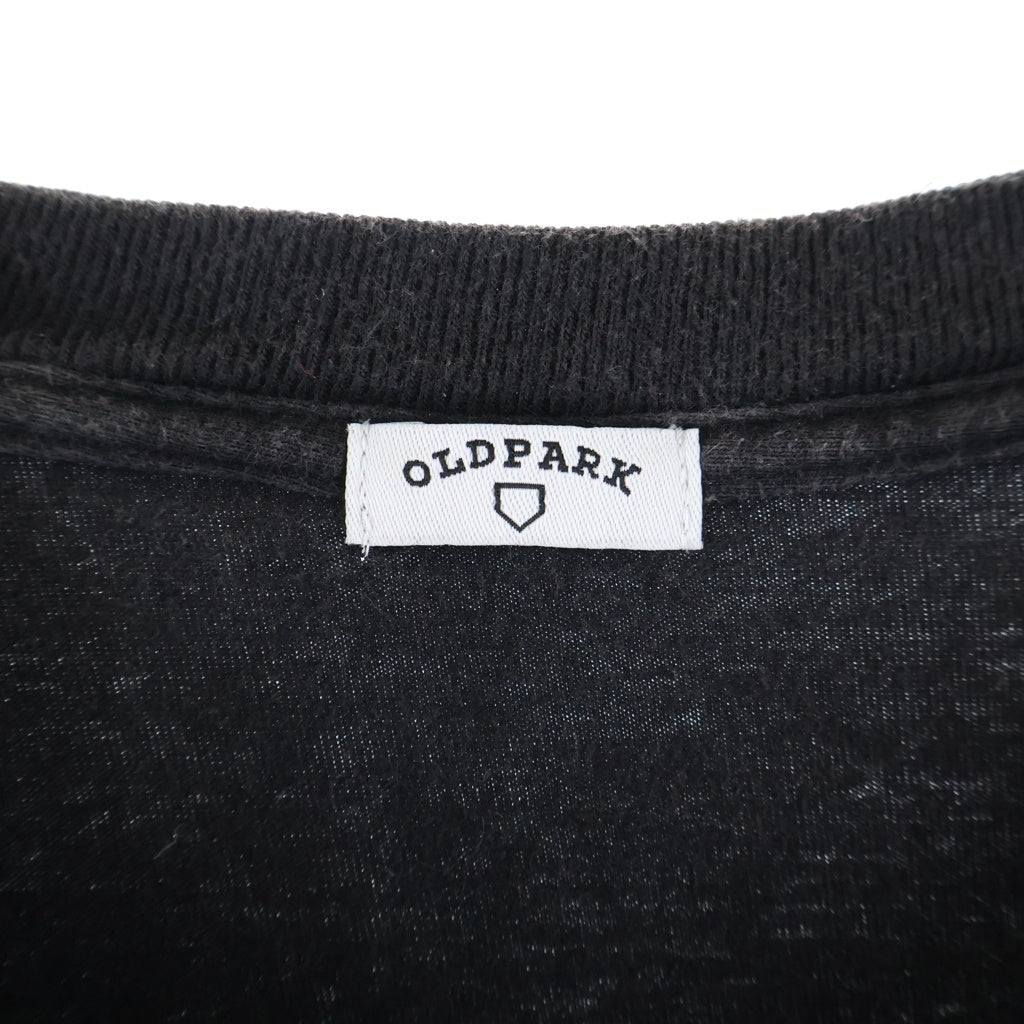 OLD PARK(オールドパーク) デヴィッド ボウイ 再構築 グラフィック プリント 半袖 Tシャツ カットソー ブラック