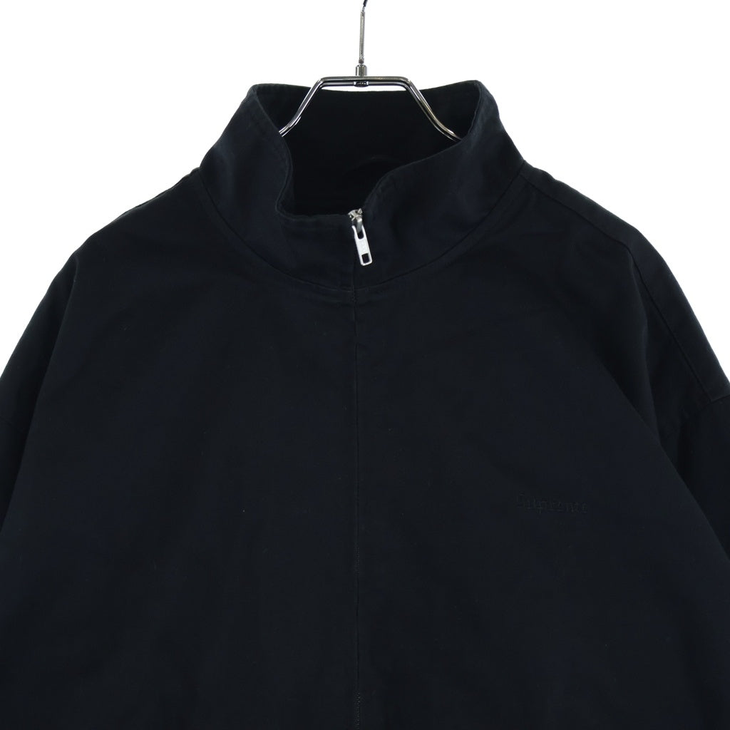 SUPREME(シュプリーム) 26SS Harrington Jacket ハリトンジャケット ロゴ エンブロイド ジップ アップ ジャケット ブラック