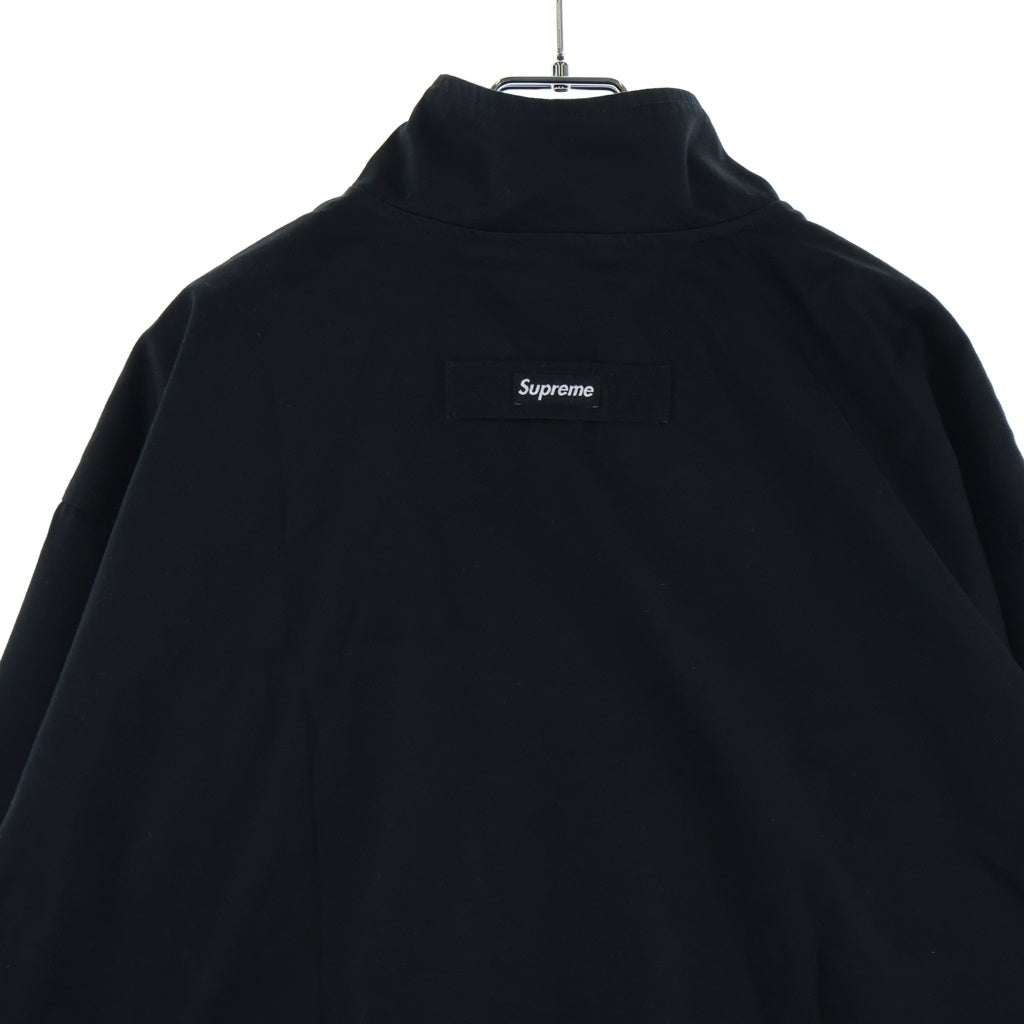SUPREME(シュプリーム) 26SS Harrington Jacket ハリトンジャケット ロゴ エンブロイド ジップ アップ ジャケット ブラック