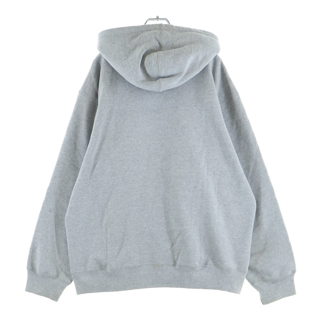 SUPREME(シュプリーム) 22SS ×BURBERRY Box Logo Hooded Sweatshirt バーバリー ボックスロゴ スウェットプルオーバーパーカー フーディー グレー