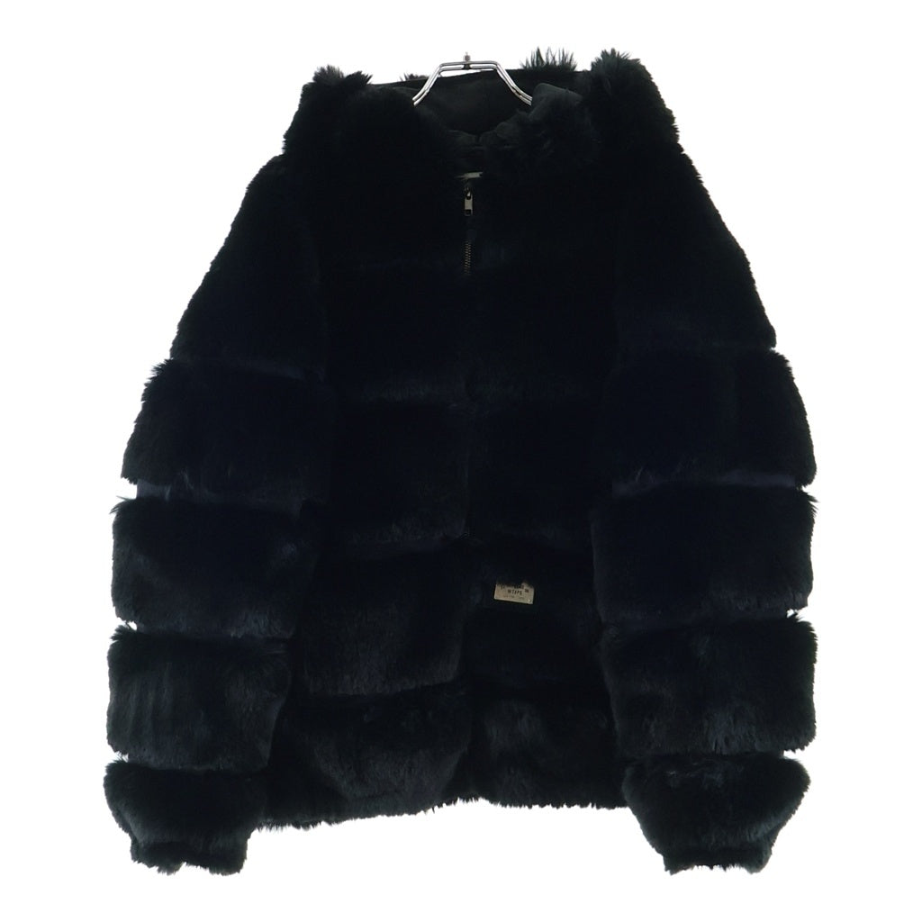 SUPREME(シュプリーム) 21AW×WTAPS Faux Fur Hooded Jacket フェイク ファー フーデット ジャケット ブラック