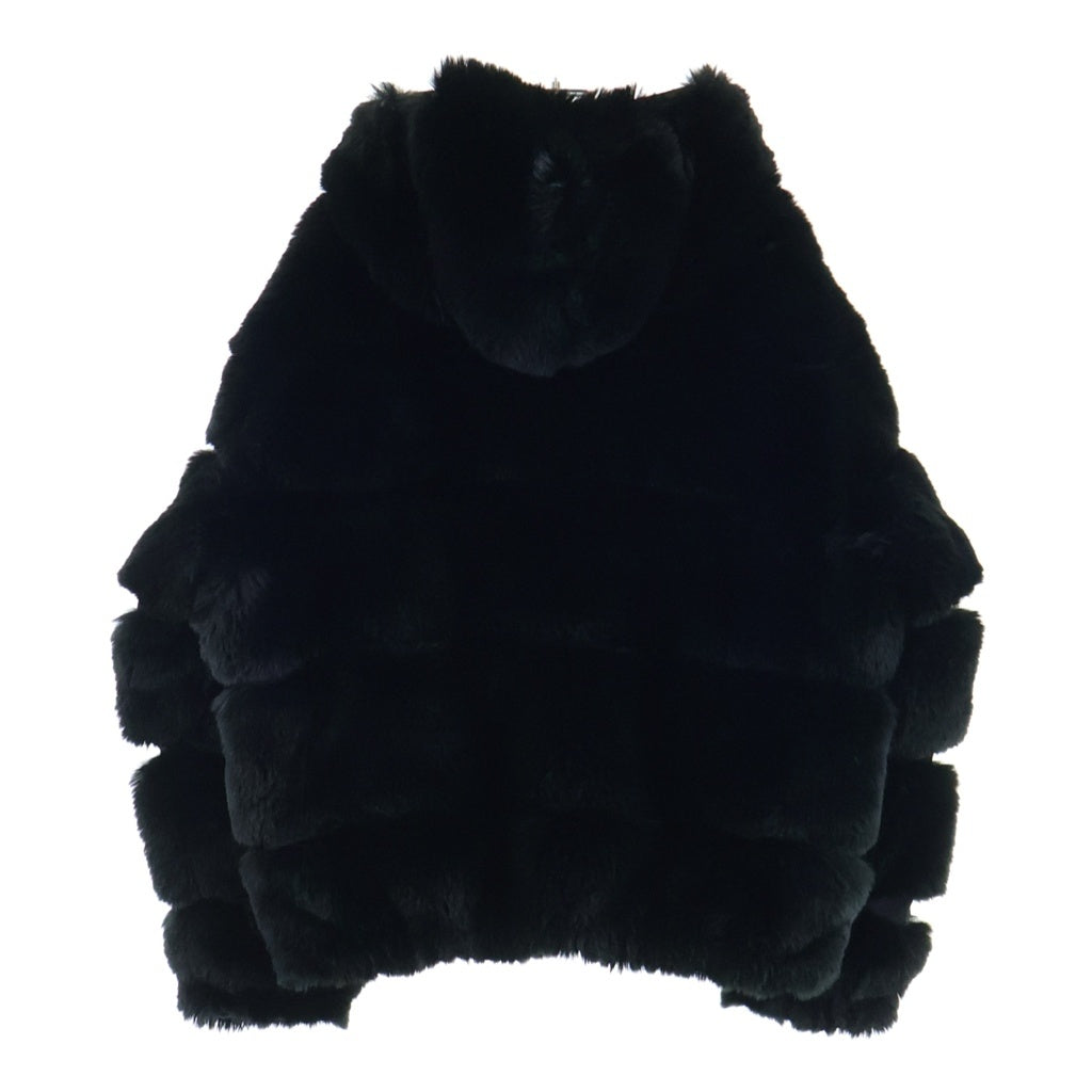 SUPREME(シュプリーム) 21AW×WTAPS Faux Fur Hooded Jacket フェイク ファー フーデット ジャケット ブラック