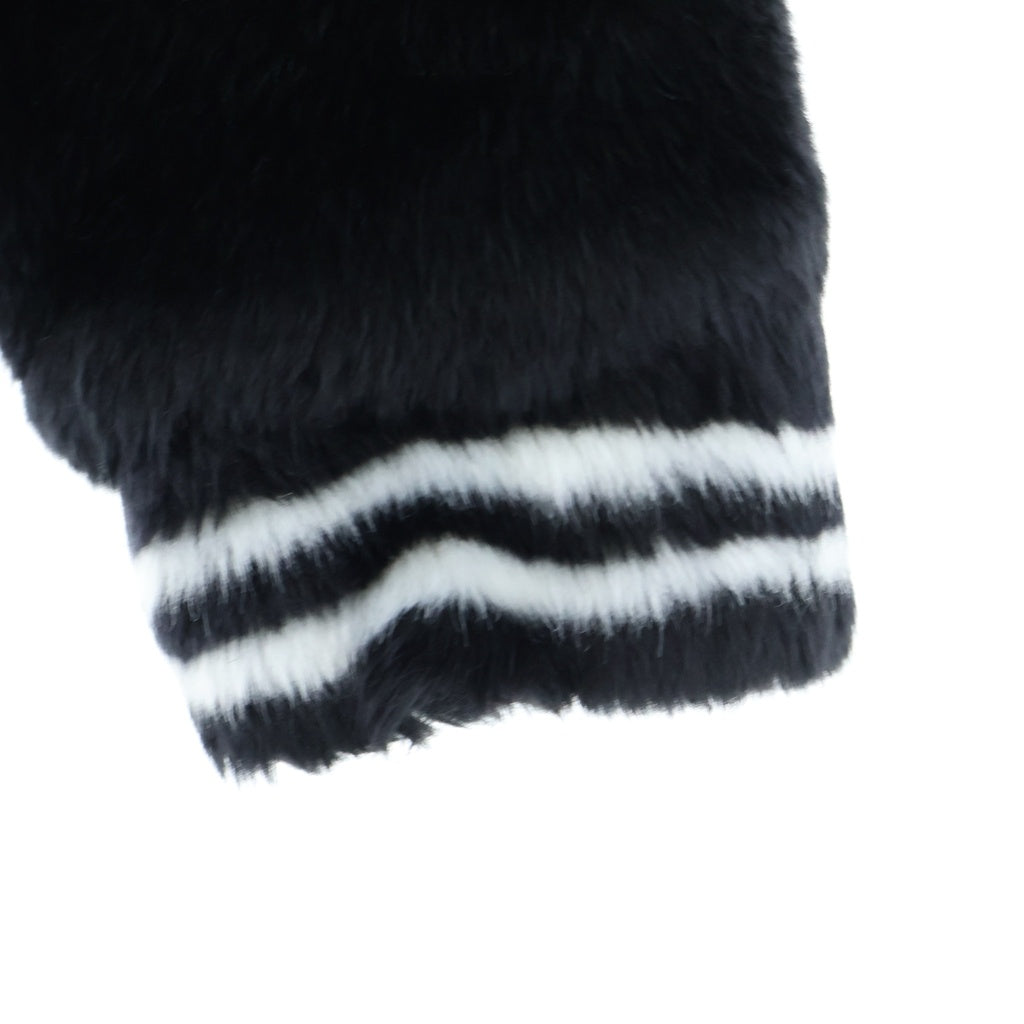 SUPREME(シュプリーム) 20SS Faux Fur Varsity Jacket ロゴフェイクファーヴァーシティジャケット ブラック