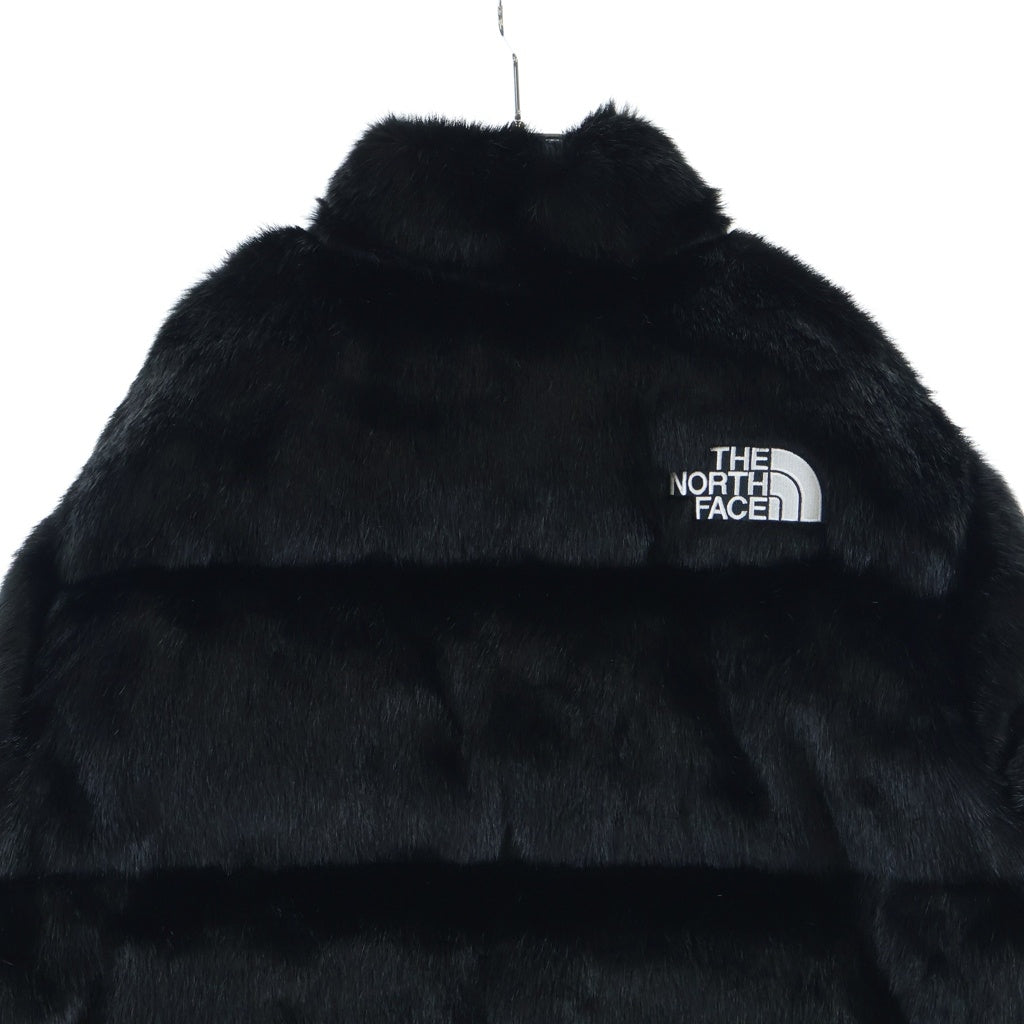 SUPREME(シュプリーム) Faux Fur Nuptse Jacket ザノースフェイス ヌプシ ダウンジャケット ブラック NF0A55VT