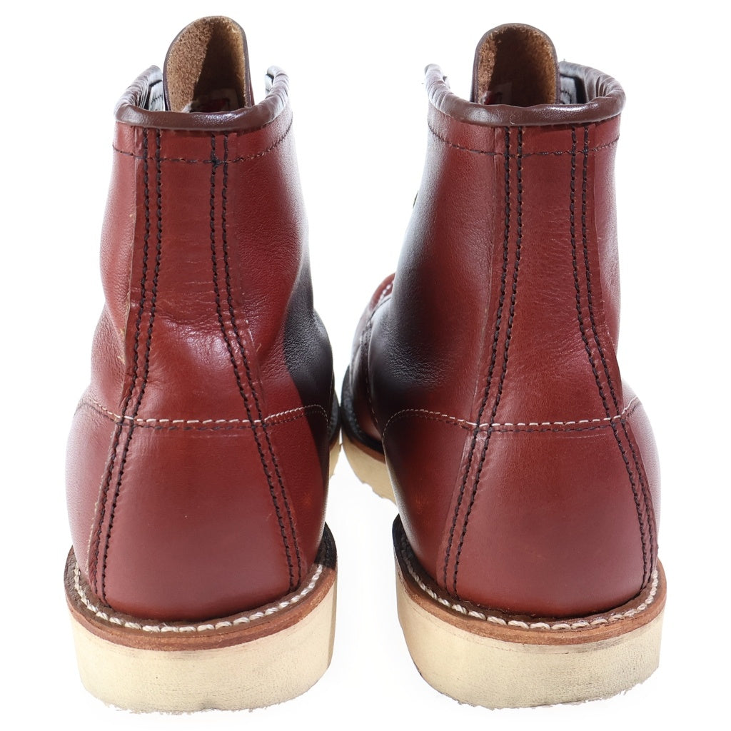 RED WING(レッド ウイング) IRISH SETTER アイリッシュセッター・クラシックモックトゥ ハイカット レザー ブーツ ブラウン 9106