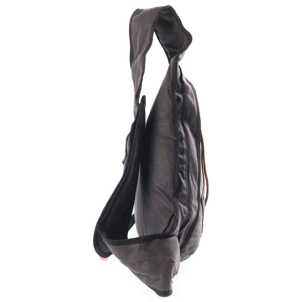 Acne Studios(アクネ ストゥディオズ) 23AW レザーパッチ スリングショルダーバッグ グレー FN-UX-BAGS000144