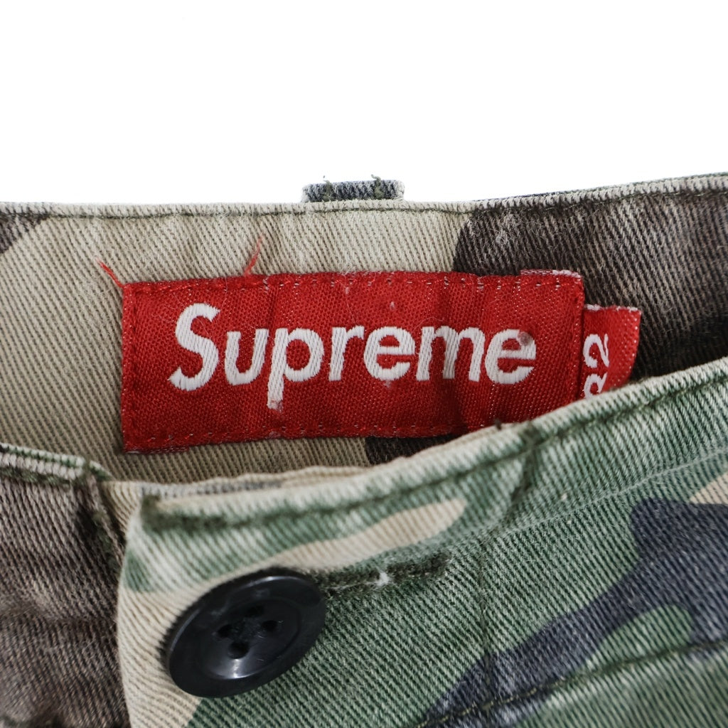 SUPREME(シュプリーム) Cargo Short カモ柄 カーゴ ショーツ ハーフ パンツ カーキ