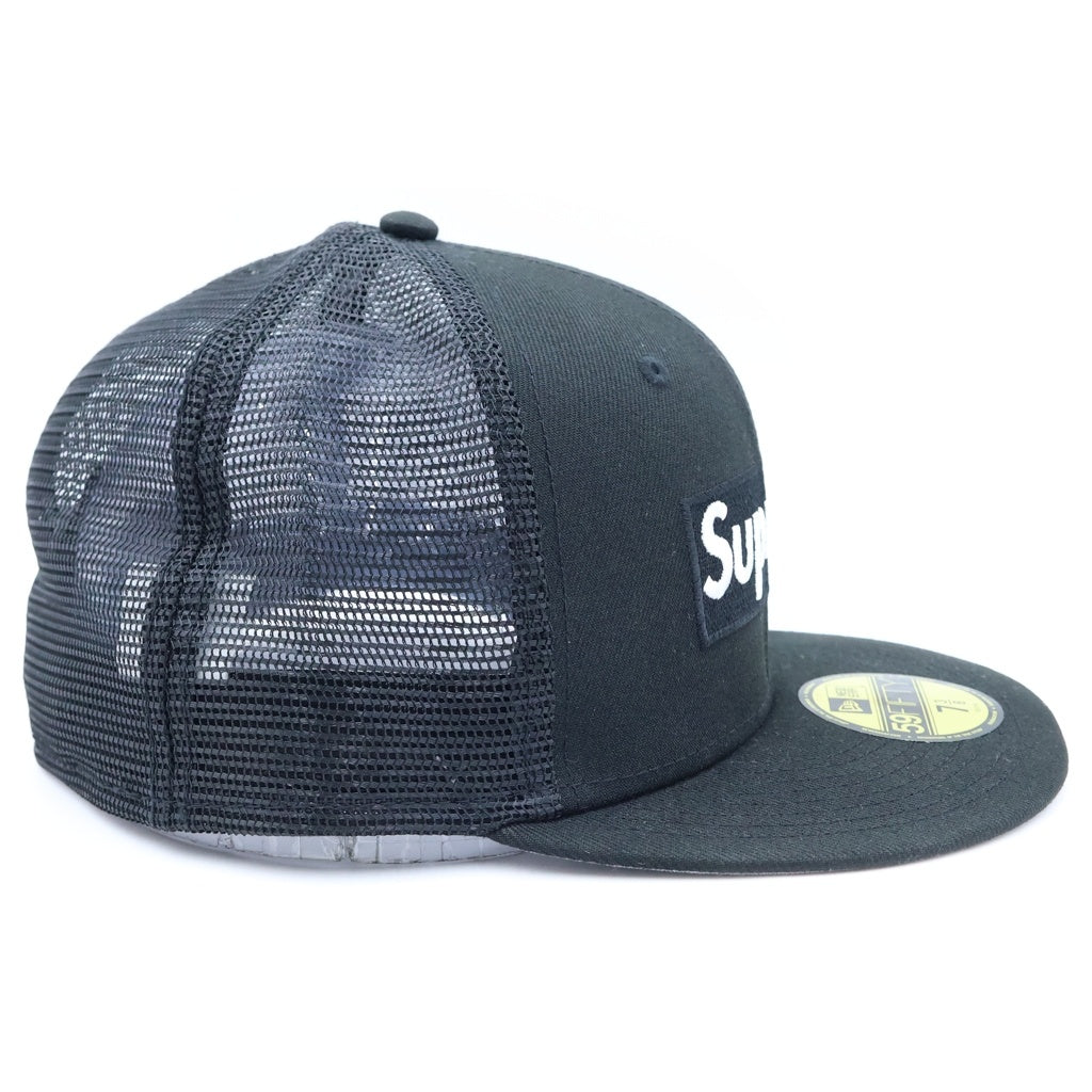 SUPREME(シュプリーム) 23SS ×NEW ERA BOX Logo Mesh Back Cap ボックス ロゴ メッシュ キャップ 帽子 ブラック