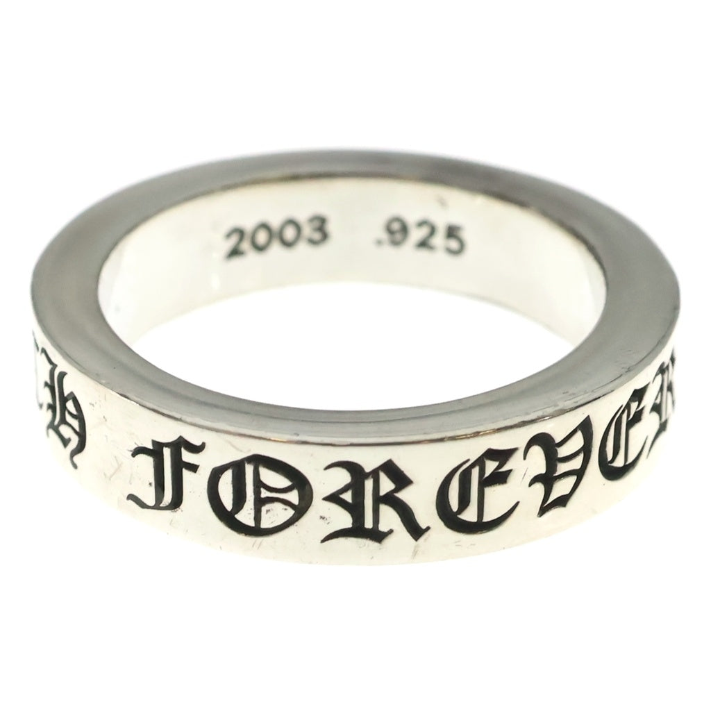 CHROME HEARTS(クロムハーツ) 6mm SPACER FOREVER 6mmスペーサーリング フォーエバーシルバーBCA337