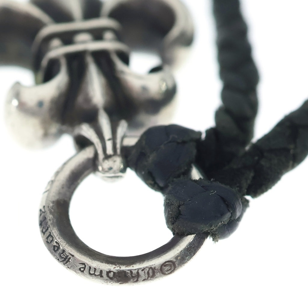 CHROME HEARTS(クロムハーツ) OLD BS FLUER BSフレア ペンダントトップ レザーブレイド シルバー/ブラック