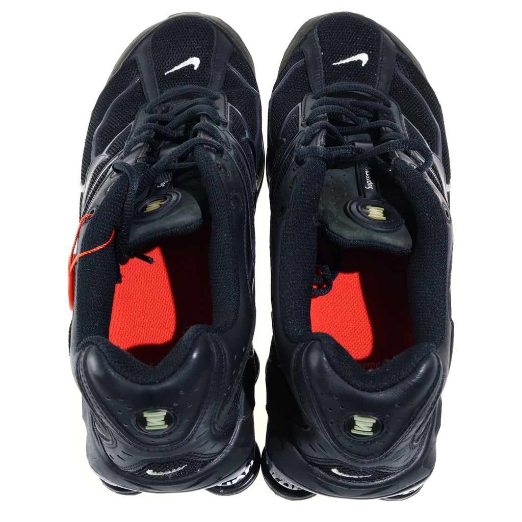 NIKE(ナイキ) 22SS ×SUPREME SHOX RIDE 2 SP シュプリーム ショックス ローカットスニーカー ブラック US10/28cm DN1615-001