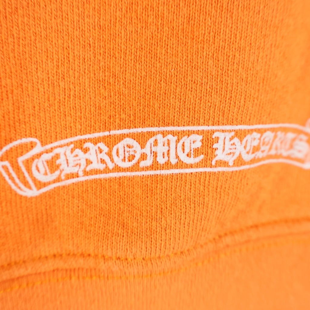 CHROME HEARTS(クロムハーツ) ×MATTY BOY PPO LINK BUILD SWTSHRT マッティボーイ リンクビルド バックプリントクルーネックスウェットトレーナー オレンジ