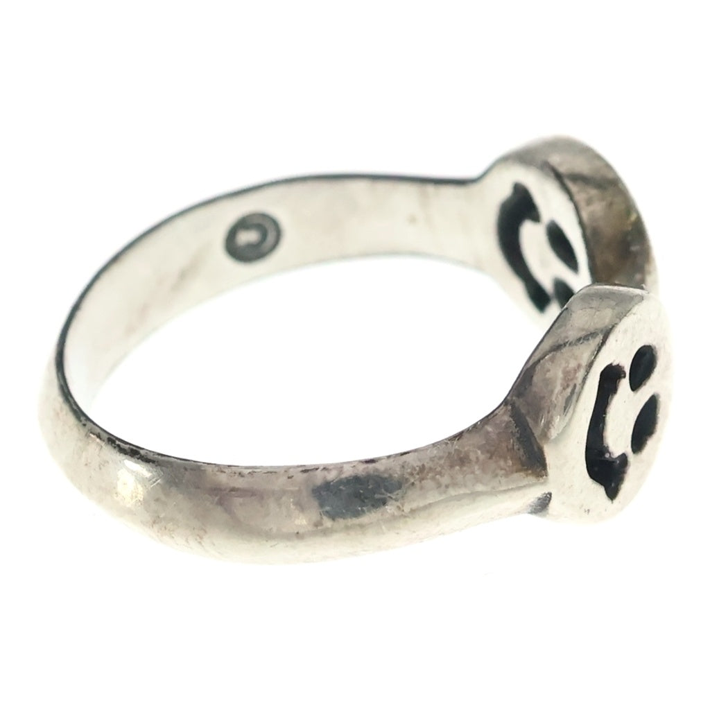 Bill Wall Leather/BWL(ビルウォールレザー) Double Happy Face Free Ring ダブルハッピーフェイス スマイル リング 指輪 シルバー レディース