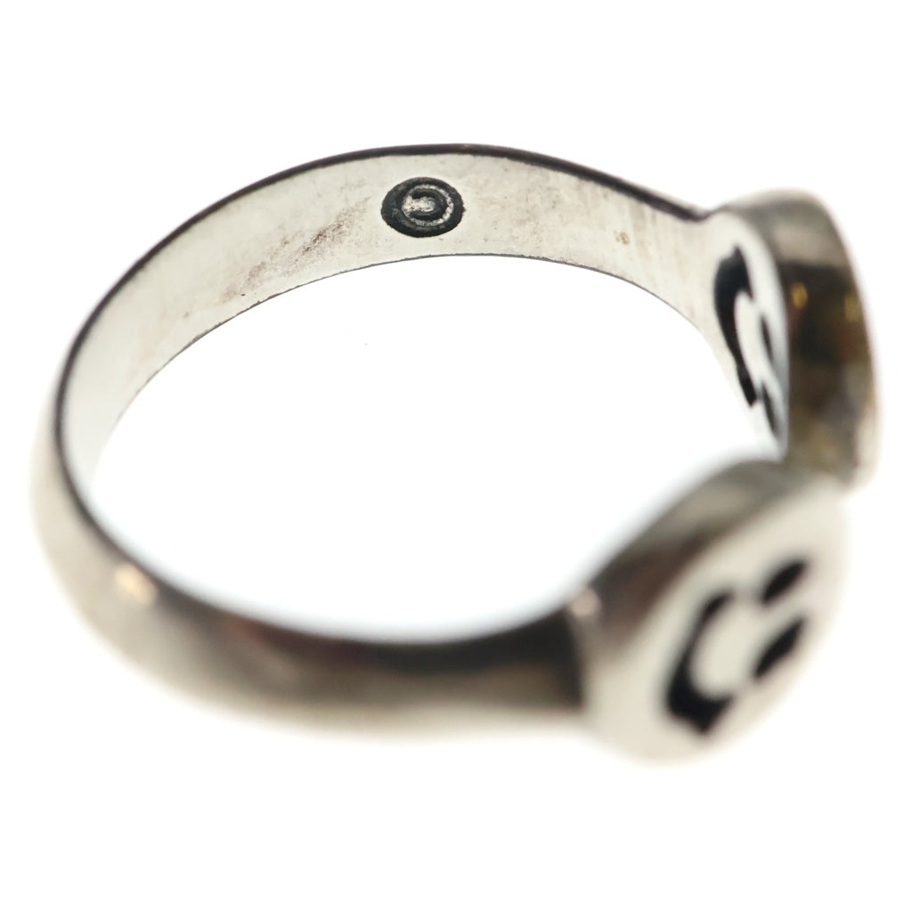 Bill Wall Leather/BWL(ビルウォールレザー) Double Happy Face Free Ring ダブルハッピーフェイス スマイル リング 指輪 シルバー レディース