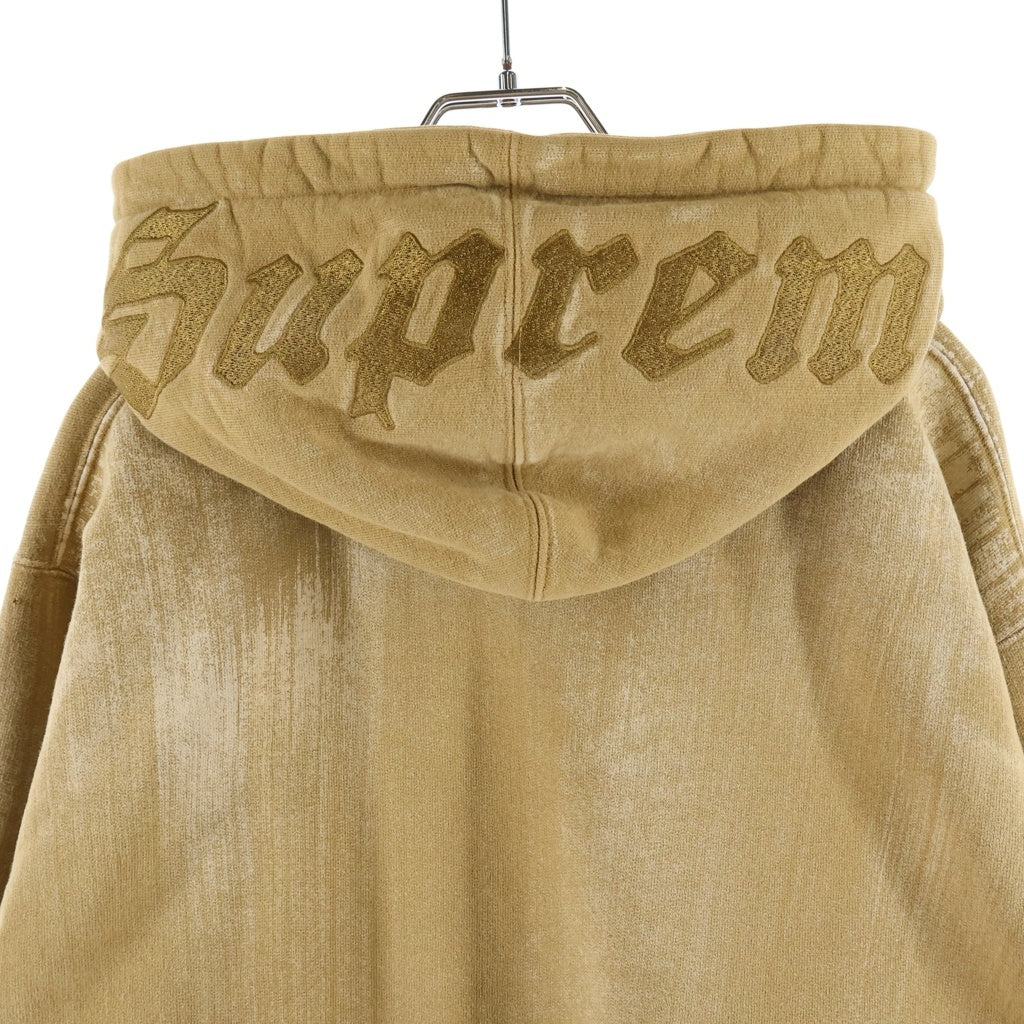 SUPREME(シュプリーム) 21SS Brush Stroke Hooded Sweatshirt ブラッシュストローク フーデットスウェットシャツ パーカー ベージュ