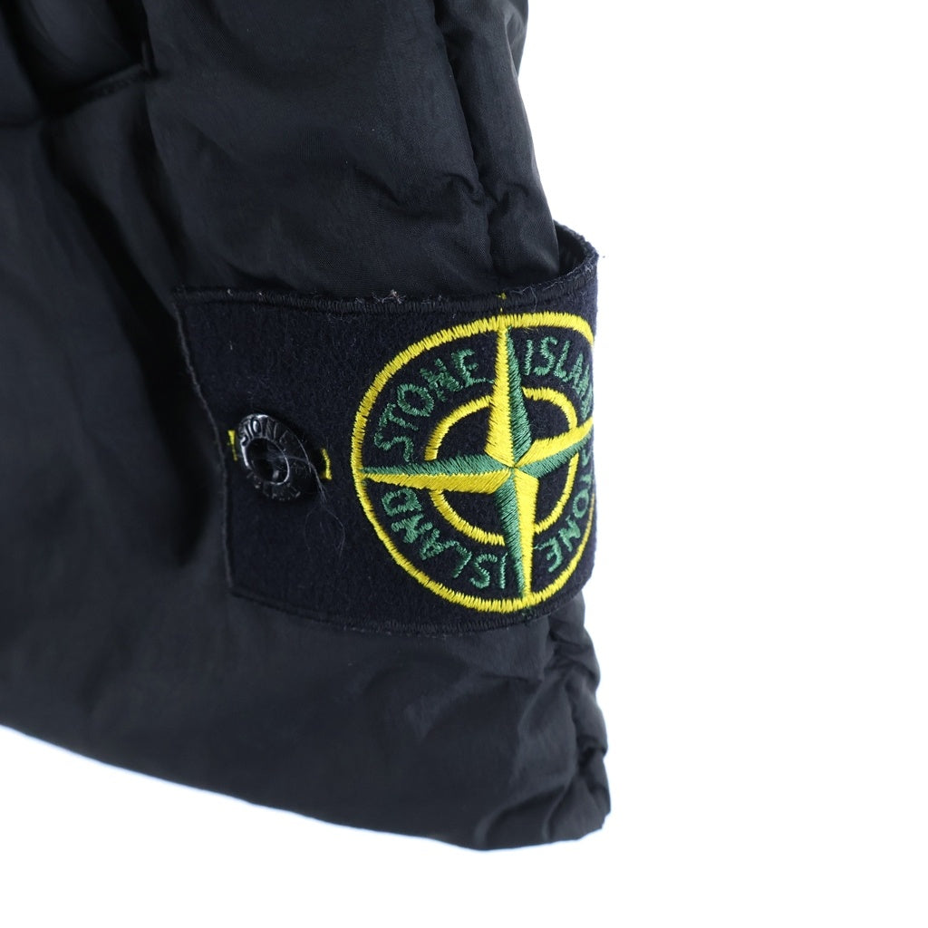 STONE ISLAND(ストーンアイランド) 20AW GARMENT DYED CRINKLE REPS NY DOWN ジップアップ ダウンベスト ブラック 7315G0123