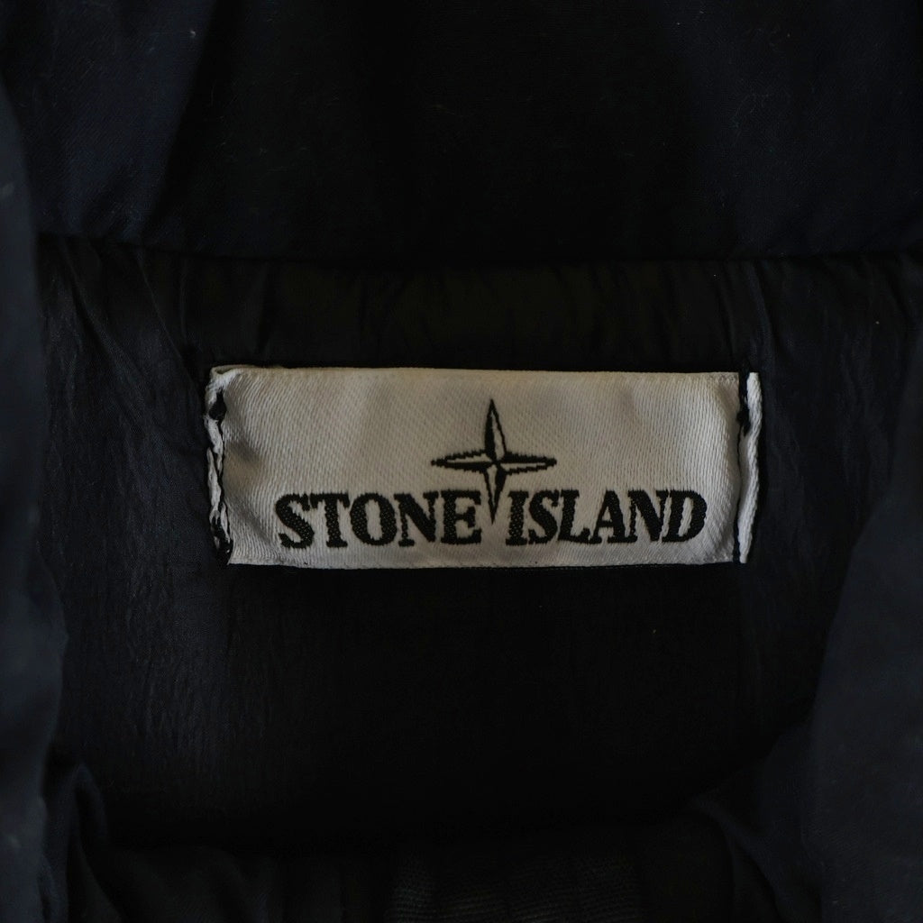 STONE ISLAND(ストーンアイランド) 20AW GARMENT DYED CRINKLE REPS NY DOWN ジップアップ ダウンベスト ブラック 7315G0123