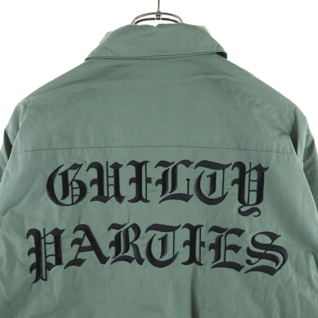 WACKO MARIA(ワコマリア) 50's TYPE-2 JACKET ロゴエンブロイダリー ジップアップジャケット カーキ