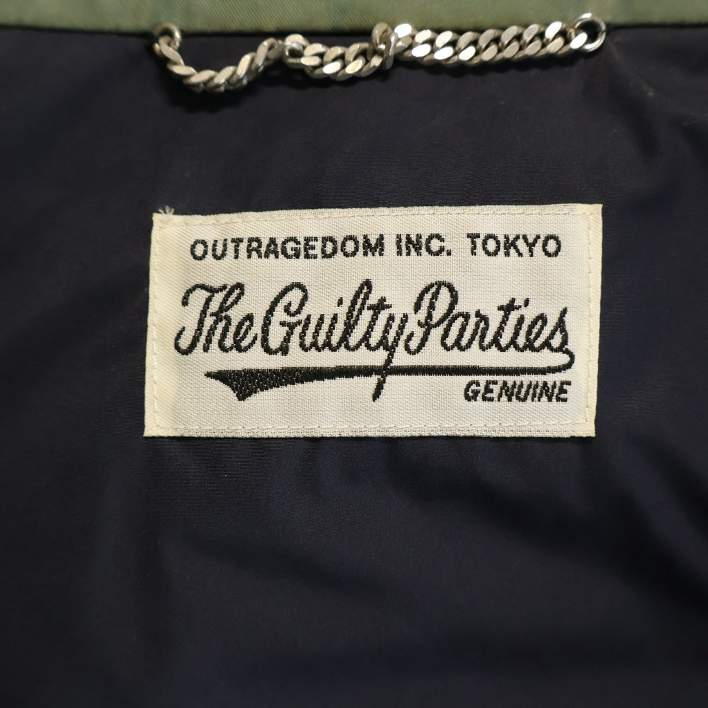 WACKO MARIA(ワコマリア) 50's TYPE-2 JACKET ロゴエンブロイダリー ジップアップジャケット カーキ