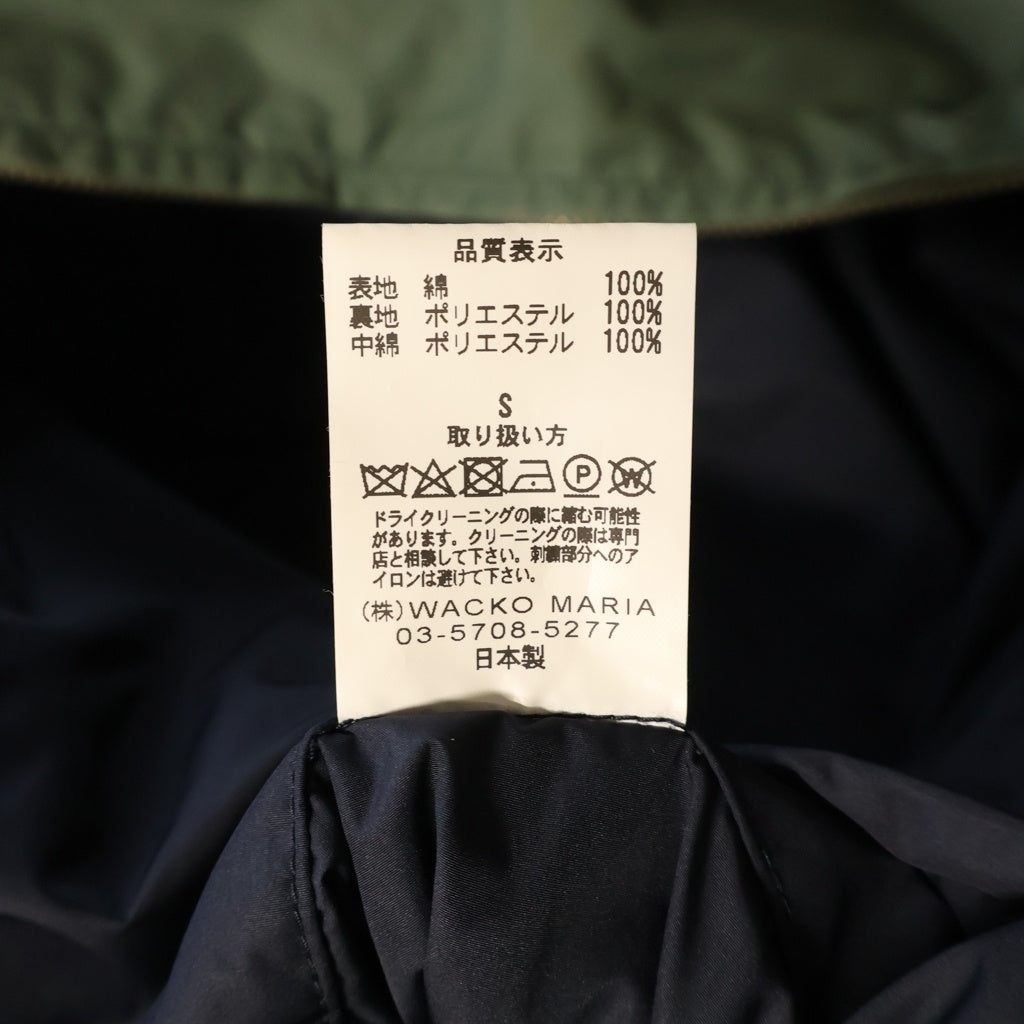 WACKO MARIA(ワコマリア) 50's TYPE-2 JACKET ロゴエンブロイダリー ジップアップジャケット カーキ